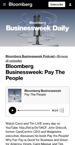 Bloomberg Businessweek: Pay The People